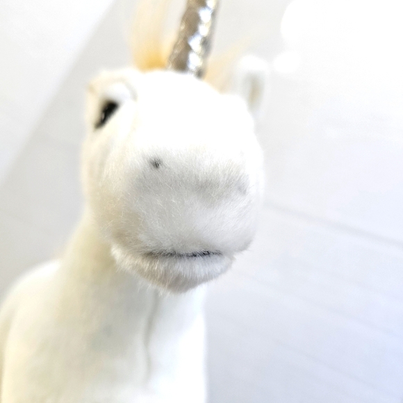 Harry Potter Wizarding World plush unicorn posable legs toy white - Picture 12 of 16